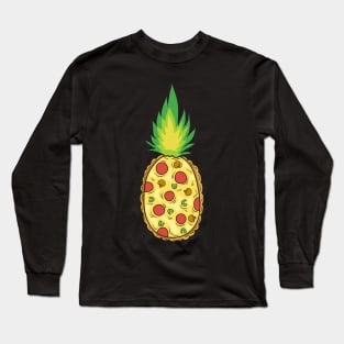 Pineapple Pizza Parody Long Sleeve T-Shirt